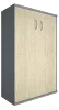 Офисный шкаф средний широкий (2 средние двери ЛДСП)