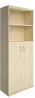 Офисный шкаф высокий для документов высокий полузакрытый