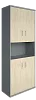 Офисный шкаф для документов высокий полузакрытый