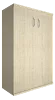 Офисный шкаф средний широкий (2 средние двери ЛДСП)