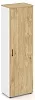 Гардероб узкий неглубокий универсальный, задняя стенка ЛДСП