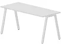 Стол рабочий на металлокаркасе (А-опоры / меламиновый аутлет)