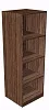 Офисный шкаф средний узкий