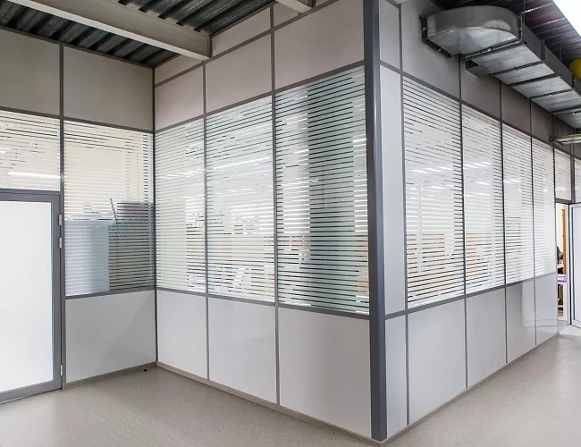 фото Стационарные перегородки №2