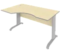 Стол эргономичный на металлокаркасе (левый)