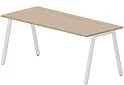 Стол рабочий на металлокаркасе (А-опоры / меламиновый аутлет)