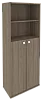 Офисный шкаф для документов высокий полузакрытый