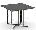 Стол переговорный квадратный, на металлокаркасе