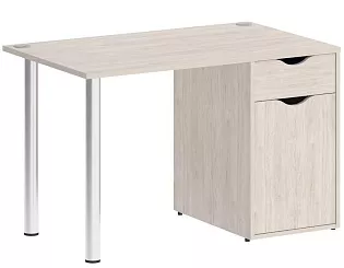 Стол компьютерный на металлокаркасе с тумбой