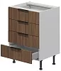 Шкаф кухонный напольный (4 ящика)