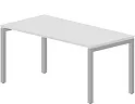 Стол рабочий на металлокаркасе (П-опоры / 2 громмета)