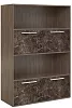 Офисный шкаф высокий с горизонтальной нишей