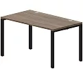 Стол письменный (2 громмета) на П-образном металлокаркасе Strike