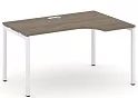 Стол рабочий эргономичный на П-образных опорах 40х40 (Левый/Правый)