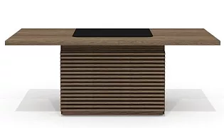 Стол руководителя с декор. траверсом