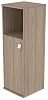 Офисный шкаф узкий средний полузакрытый