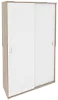 Офисный шкаф-купе комбинированный (полки + гардероб)