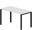 Стол письменный (меламиновый аутлет) на П-образном металлокаркасе Strike