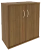 Офисный шкаф низкий широкий (2 низкие двери ЛДСП)