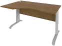 Стол эргономичный на металлокаркасе (левый)