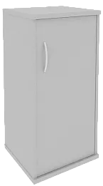 Офисный шкаф узкий низкий закрытый, Л/Пр.