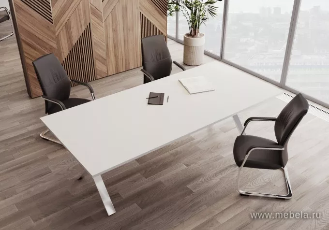 столы Кросс Белый