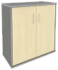 Офисный шкаф низкий широкий (2 низкие двери ЛДСП)