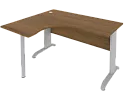 Стол эргономичный на металлокаркасе (левый)