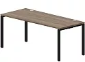 Стол письменный (2 громмета) на П-образном металлокаркасе Strike