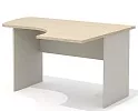 Стол криволинейный, правый (каркас беж)