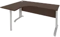 Стол эргономичный на металлокаркасе (левый)