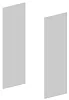 Комплект боковых отделочных панелей для шкафа выс.118см