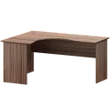 Письменный стол криволинейный, левый