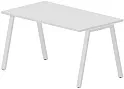 Стол рабочий на металлокаркасе (А-опоры / меламиновый аутлет)