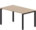 Стол письменный (меламиновый аутлет) на П-образном металлокаркасе Strike