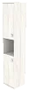 Офисный шкаф высокий узкий полузакрытый(Л/Пр)