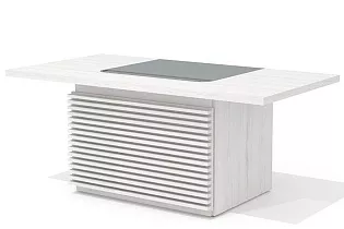 Стол руководителя с декор. траверсом