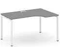 Стол рабочий эргономичный на П-образных опорах 40х40 (Левый/Правый)