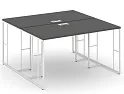 Рабочая станция на металлокаркасе двухсторонняя