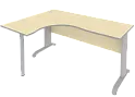 Стол эргономичный на металлокаркасе (левый)