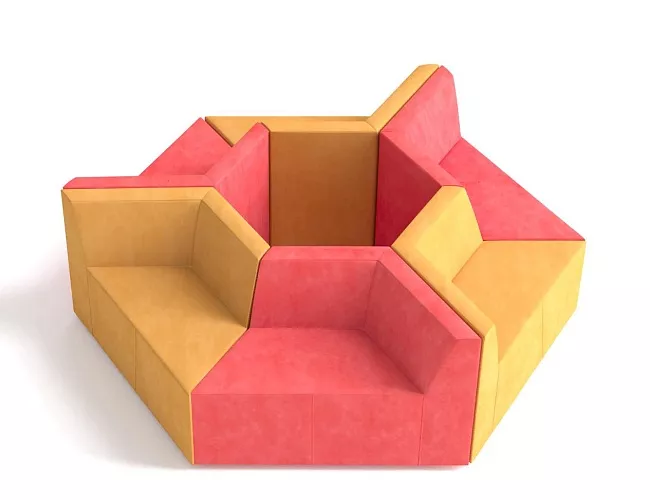 фото Офисный диван Оригами