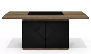 Стол руководителя с декор. траверсом