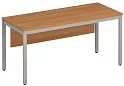 Стол письменный на металлокаркасе с экраном ДСП