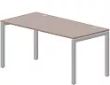 Стол рабочий на металлокаркасе (П-опоры / 2 громмета)