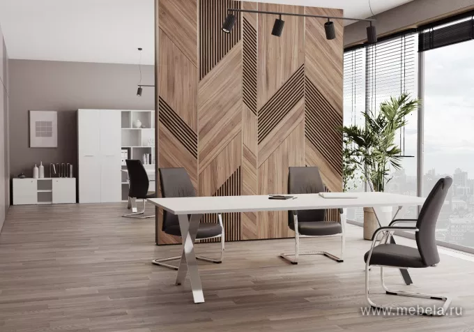 столы Кросс Белый