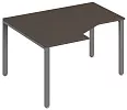 Стол эргономичный Trend на П-образном металлокаркасе, левый