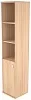 Офисный шкаф высокий узкий полузакрытый(Л/Пр)