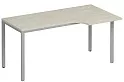 Стол письменный на П-образном металлокаркасе (правый)