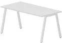Стол рабочий на металлокаркасе (А-опоры / меламиновый аутлет)
