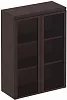 Шкаф для документов средний со стеклянными дверями